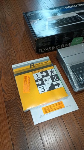 VTG Texas Instruments TI 99/4A Home Computer ** OPEN BOX, UNUSED ** 🔥 - Picture 9 of 21