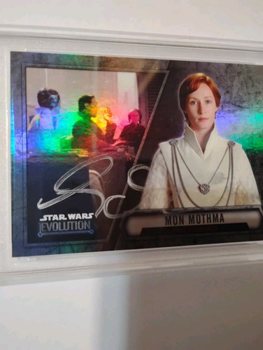 GENEVIEVE O'REILLY SIGNED 2016 STAR WARS CARD #84 AUTHENTICATED & ENCAPSULATED - Picture 3 of 5