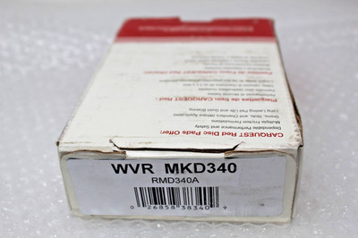 New Carquest WVR  MKD340 Rear brake pads semi-metallic