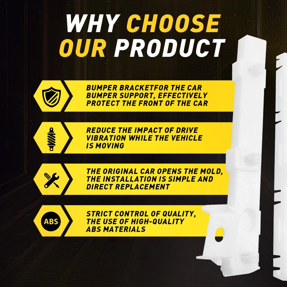 Soporte de parachoques delantero lado L&R para Mitsubishi Lancer Except Evo 2008-2017 Foto 3 de 4