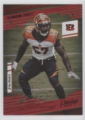 2021 Panini Prestige Xtra Points Premium Red /299 Germaine Pratt #74 0q1p
