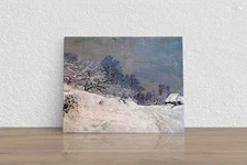 Claude Monet "The Road in front of Saint-Simeo" Canvas Print Wall Art Home Decor