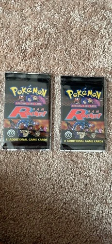 (2) TWO Team Rocket 1st Ed. Booster Sealed Packs
