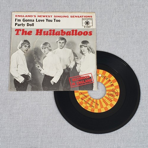 HULLABALLOOS • I'm Gonna Love You Too 1964 45 & PS Garage Rock LISTEN