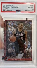 🔥 Toumani Camara 2025 Topps Clear /10 PSA 10 GEM MINT POP 1 Blazers SSP 🔥