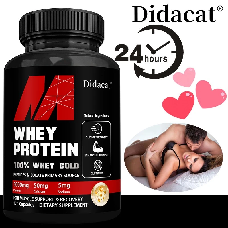 Whey Protein Kapseln – Hochwertiges Protein für den Muskelaufbau – 100% gesund - Bild 1 von 4