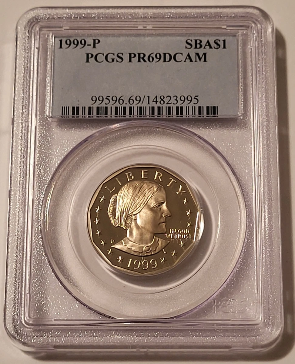 1999年Susan B.AnthonyDollar ANACSPR70DCAM Proof 1999 Susan B Anthony Dollars (1979-1981, 1999) for sale | eBay