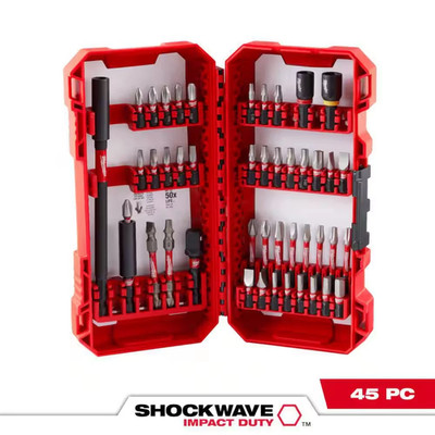 SHOCKWAVE Impact-Duty Titanium Drill Bit Set (23-Piece) and 1 Inkzall Black Fine