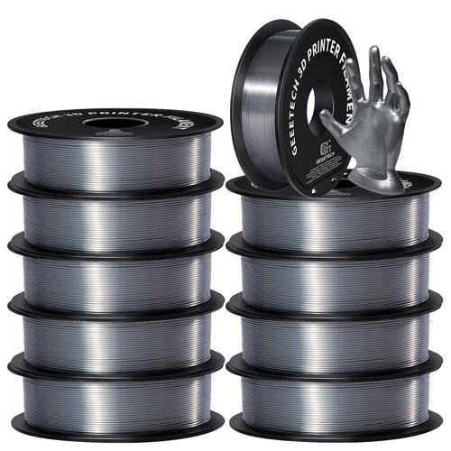 5/10kg Geeetech Silk PLA 3D Drucker Filament Glänzende Seide PLA 1,75mm 1kg/roll - Afbeelding 39 van 78