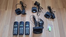 Siemens Gigaset AL 145 mit 3 Mobilteilen und Stationen