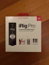 IK Multimedia iRig Pro Universal Audio-MIDI Interface Pro for iOS, Mac & Windows