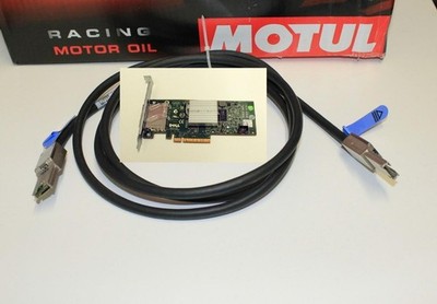 Dell 012DNW 6GBS PCI-E SAS Dual Port HBA Raid Controller inkl. Kabel
