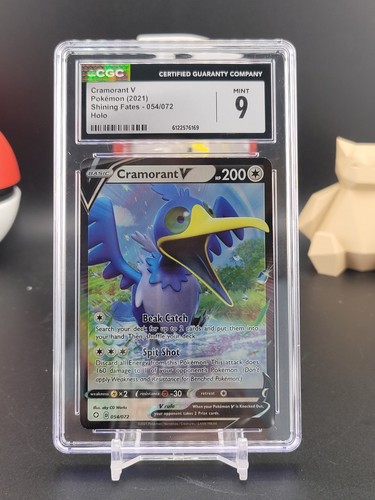 Cramorant V 2021 Pokemon Shining Fates Holo 054/072 Cgc 9 (CBTH)
