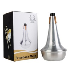 Trombone Mute,Trombone Mute Silencer,Lightweight Aluminum Trombone Practice Mute