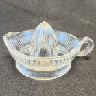 Vintage Clear Glass Juicer Reamer Press Citrus Orange Lemon Lime with Spout