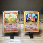 Pokemon Charmander Charmeleon Evolution Lot WOTC Base Set Vintage Cards