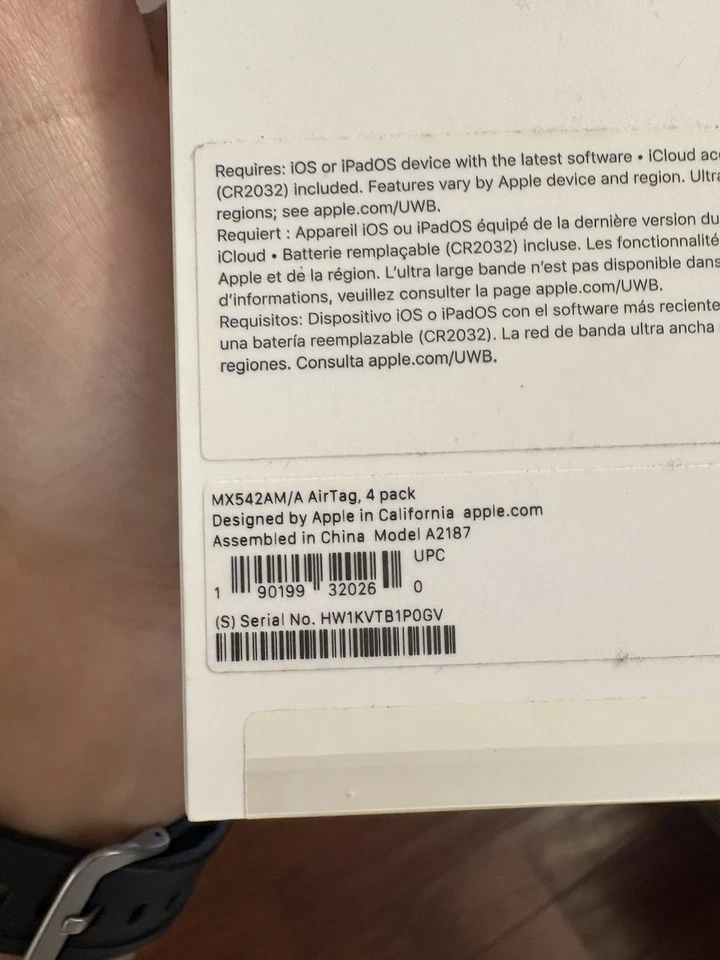 Apple AirTag Paquete de 4 iPhone Apple Airtag SELLADO DE FÁBRICA Foto 4 de 4