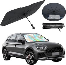 Car Windshield Sun Shade Umbrella, Foldable Automotive Sunshade Cover for
