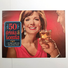 50 Drinks & Toasts Southern Comfort cocktail recipes 1960s vintage booklet