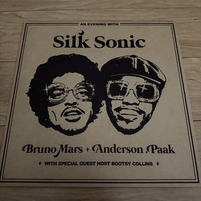 Silk Sonic - An Evening With - Bruno Mars Anderson Paak Yellow Vinyl LP