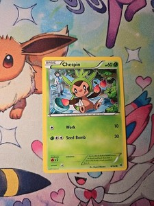 Chespin Pokemon Card