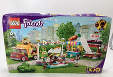 Image of LEGO Friends 41701 Street Food Market With Taco Truck Toy And Juice Cafe Set