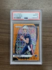 2024 Panini Prizm Drake Maye Orange Lazer Prizm RC #329 PSA 10