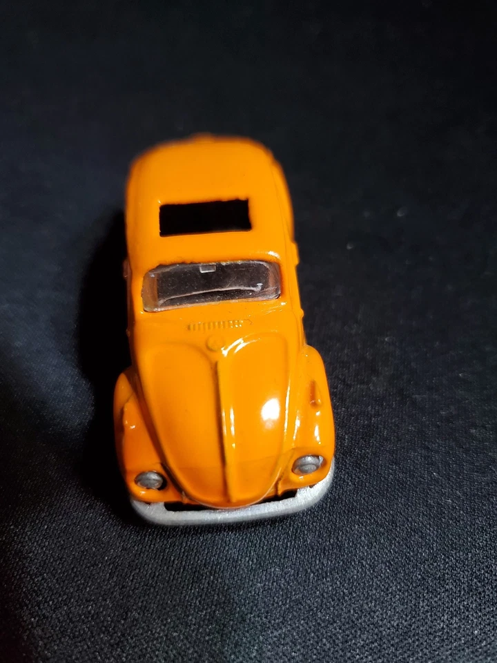 (1259) Majorette VW 1302 1:60 - orange repeinte - Photo 3/4