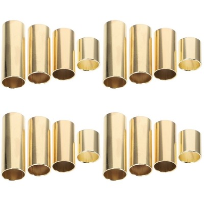  Set of 4 Gitarren-Slider-Sticks Gitarren-Slide-Bar Gitarrenzubehör