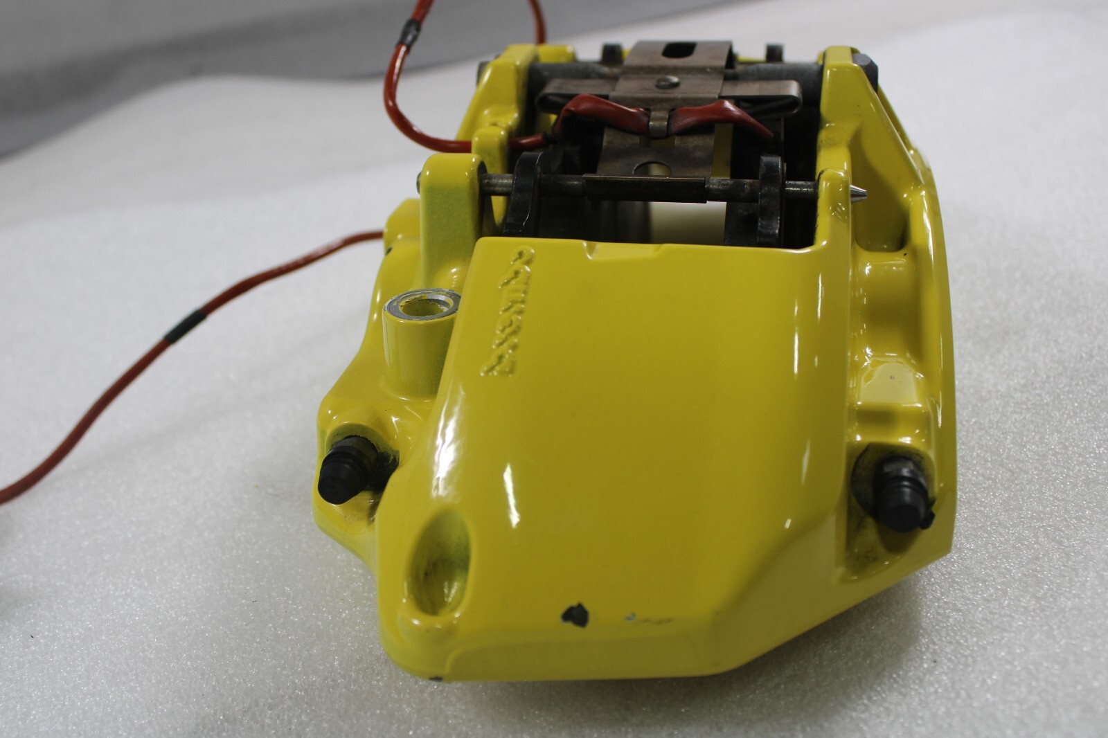 Ferrari 458 Italia, Spider, LH, Front Brake Caliper, Yellow, Used, P/N 261774