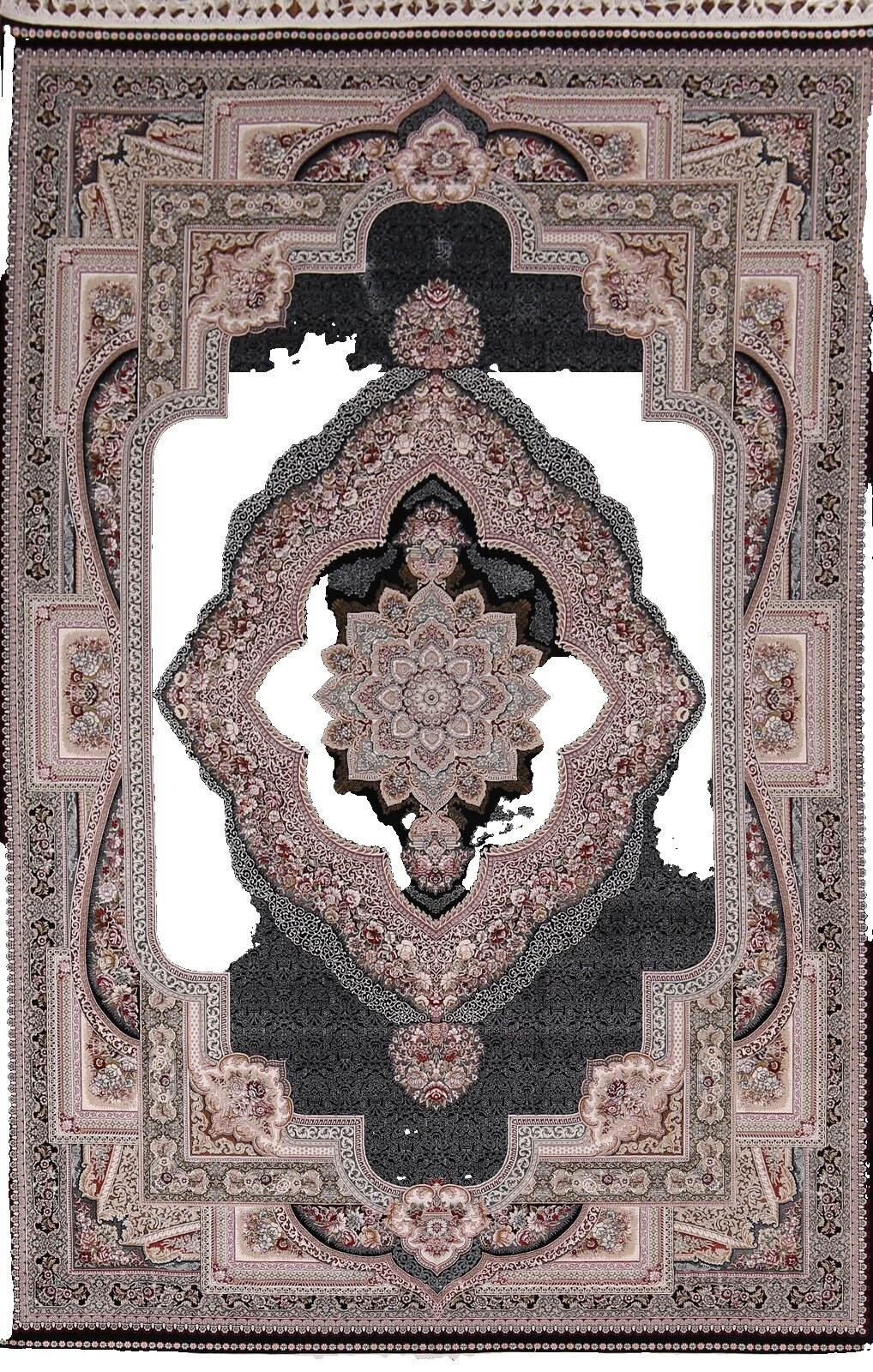 Polyester Black Rugs & Carpets