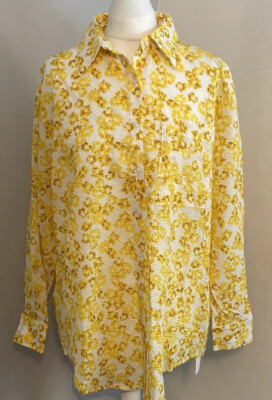 Glamorous Ladies shirt size 10 brand-new With Tags Yellow