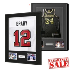 Jersey Frame for Baseball, Basketball, Football, Soccer, Hockey Frame(1-Pack)