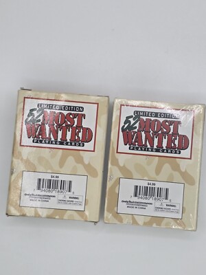 Vintage 52 Most Wanted Playing Cards Limited Edition #3 | eBay Vintage 52 Most Wanted Playing Cards Limited Edition #3 | eBay