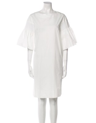 max mara white cotton dress Max Mara | Woman - Shirt dress in cotton poplin - White