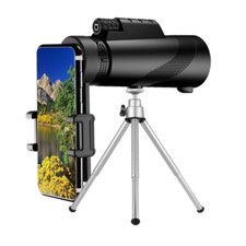 50X60 Zoom Optical HD Lens Monocular Telescope  Tripod  Clip for Cell Phone