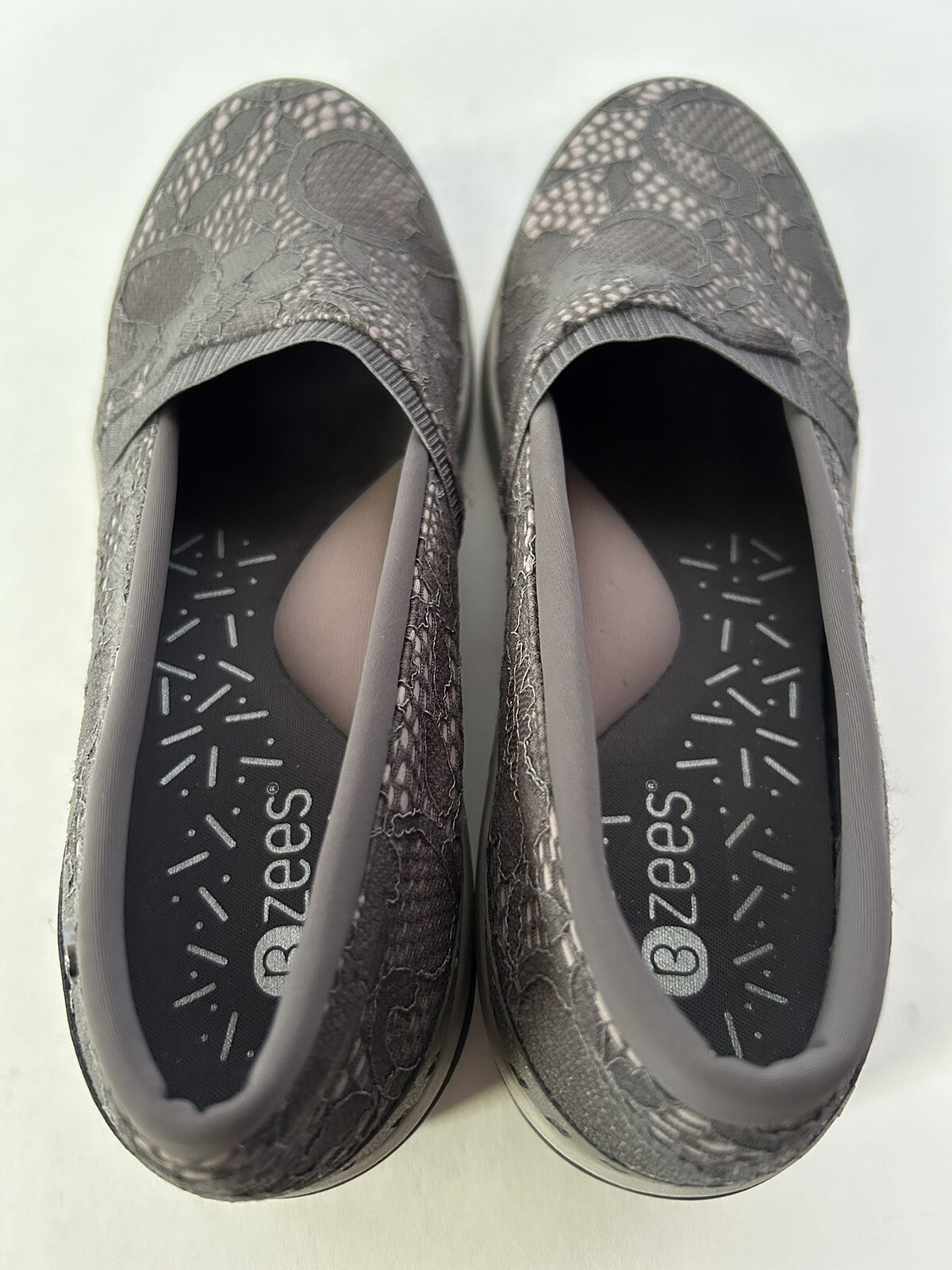 Bzees Flirty Cloud Technology Dark Grey Slip On W… - image 10