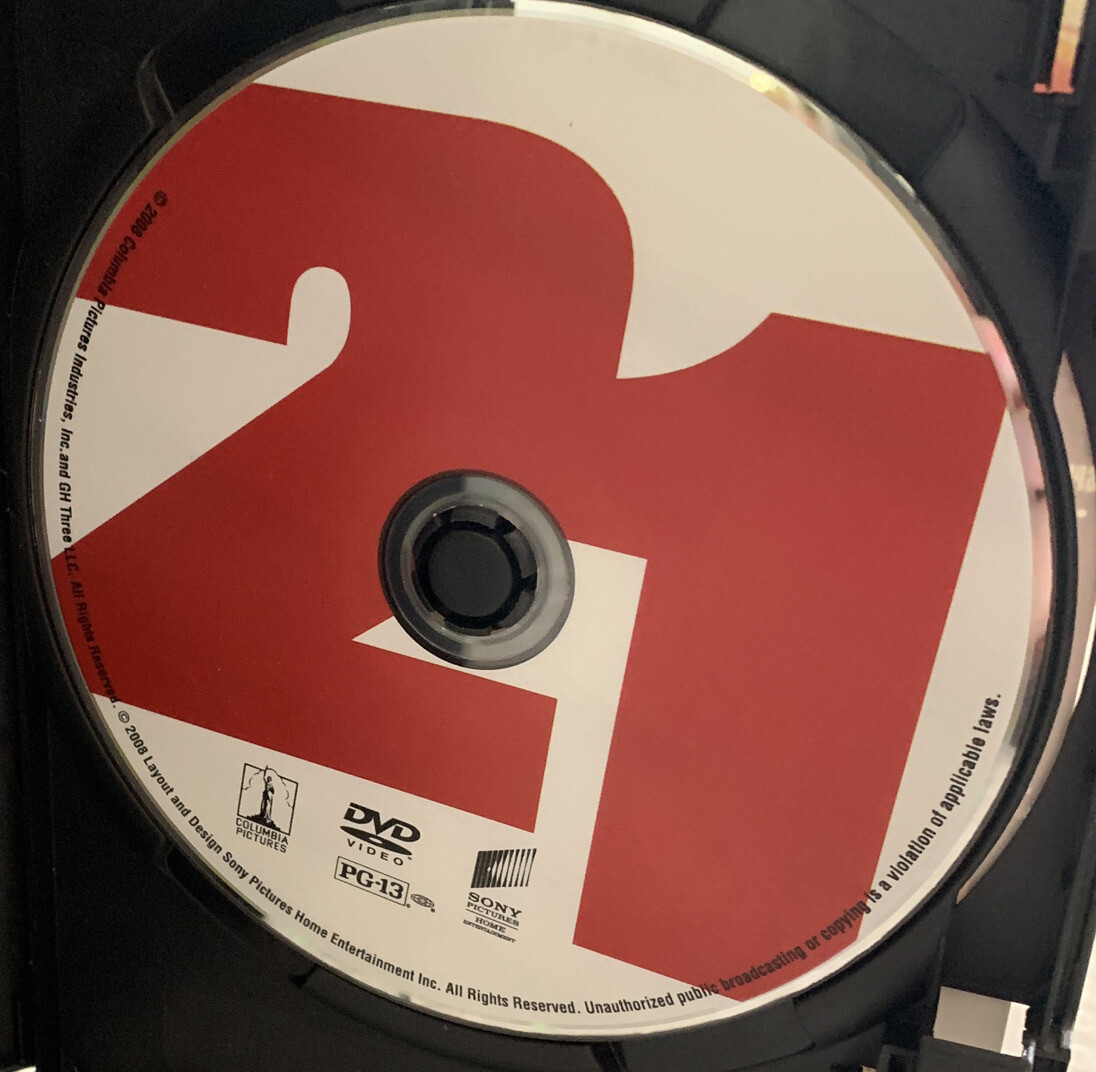 21 (DVD, 2008, Single Disc Version) 43396267183| eBay