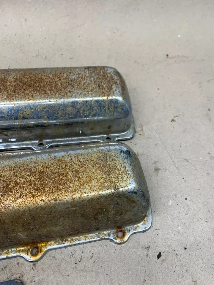 1967 68 69 70 71 Oldsmobile V8 Cutlass Supreme 330 350 400 403 cubiertas de válvula SBO Foto 3 de 4