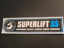 Superlift Suspension Decal Sticker 6.5 Tall X 1.75 Tall Superlift Suspension Decal Sticker 6.5 Tall X 1.75 Tall