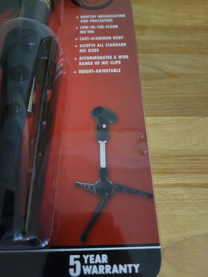 Proline PLDMS1 Desktop Microphone Stand New and Never Used - Image 2 of 3