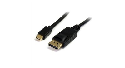 InLine Mini DisplayPort zu DisplayPort Kabel 1.5m, vergoldete Kontakte, schwarz