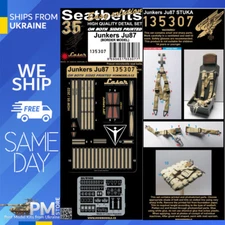HGW 135307 1/35 Seatbelts for Junkers Ju87 Stuka pre-cut laser for Border Model