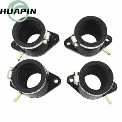 !4Pcs Carburetor Intake Manifold Boot Joint Carb Holder For Yamaha XJ650 XJ750