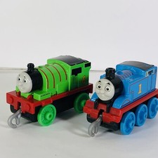 Thomas the Train Percy Tank Engine Diecast Trackmaster Pull Along Lot of 2