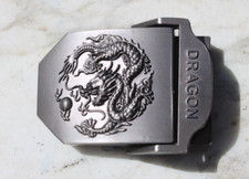 Adjustable Metal Belt Flip Top Dragon Buckle X40-1800