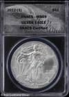 2012-(S) $1 American Silver Eagle ANACS MS 69 | Uncirculated UNC BU