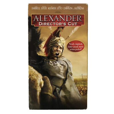 Alexander (2005, VHS) Warner Bros. Director's Cut Late Release HTF
