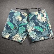 Rip Curl Mirage Bay Breeze Tropical Hawaiian Print Mens Board Shorts US Size 40