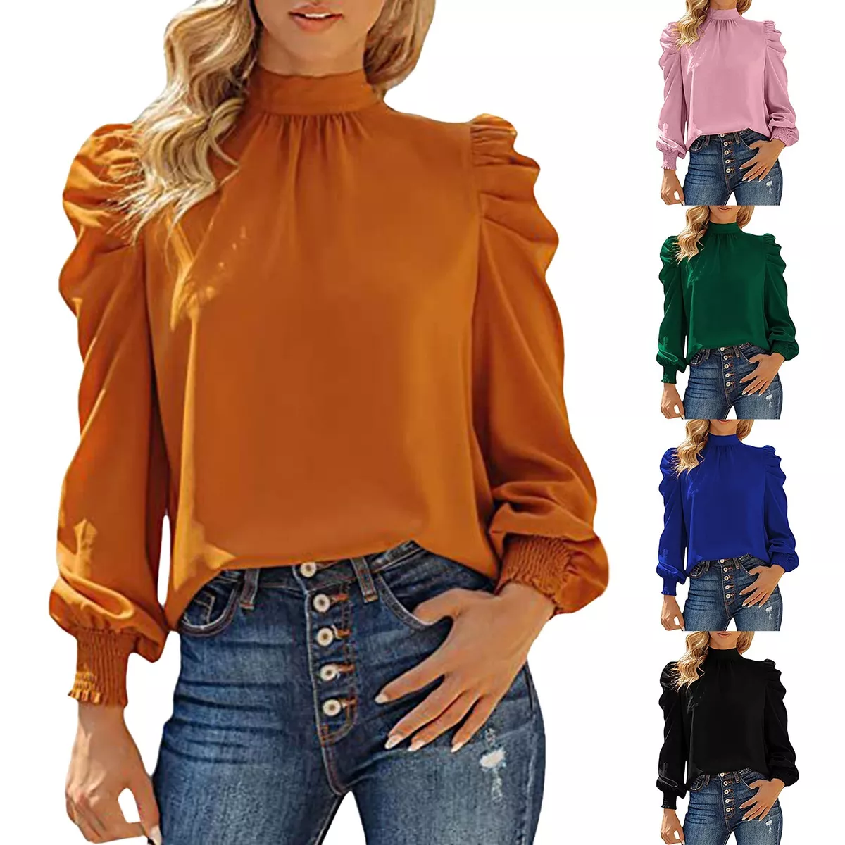 Turtleneck blouses deals